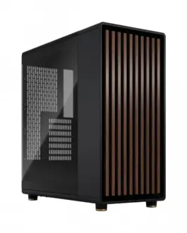 Alternative view of Fractal Design Case North Charcoal черен TG Light