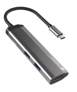 Natec Multi Port Fowler Slim USB-C PD 2x USB 3.0