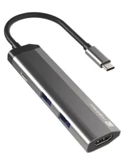 Natec Multi Port Fowler Slim USB-C PD 2x USB 3.0
