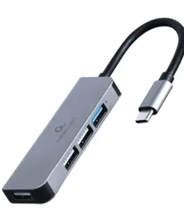 Gembird Hub 4-ports USB-C 3xUSB 2.0 USB 3.1