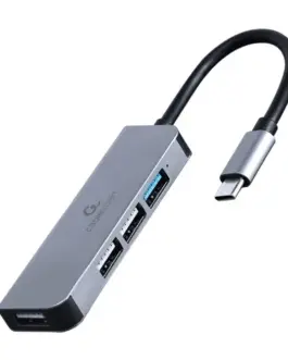 Gembird Hub 4-ports USB-C 3xUSB 2.0 USB 3.1