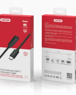 Alternative view of Unitek удължителен кабел USB-C 3.1, 1m, C14086BK-1M