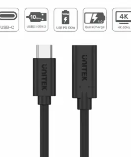 Unitek удължителен кабел USB-C 3.1