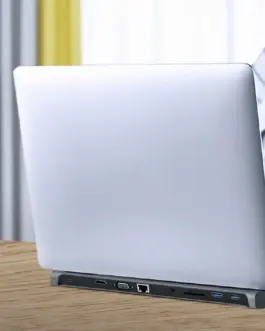 Alternative view of Gembird Hub USB-C PD GbE VGA HDMI 3xUSB 3.1 card