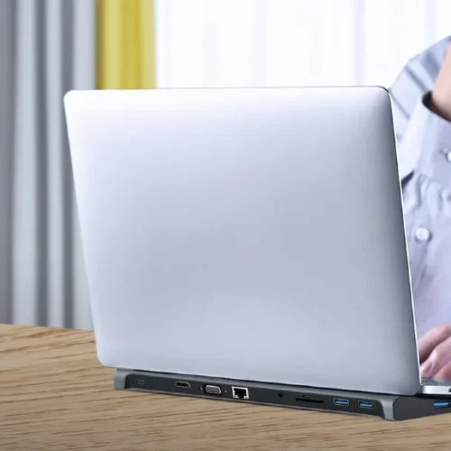 Gembird Hub USB-C PD GbE VGA HDMI 3xUSB 3.1 card