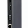 Gembird адаптер USB-C 9in1 HDMI USB-C PD VGA DP USBx3 Audio LAN