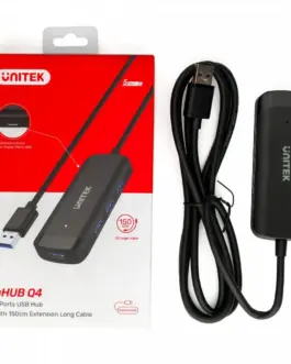 Alternative view of Unitek HUB USB-C, 4x USB-A 3.1, кабел 150cm, H1111E