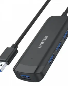 Unitek HUB USB-C; 4x USB-A 3.1; кабел 150cm; H1111E