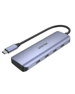 Unitek HUB USB-C 3.1 4x USB-C; 5 Gbps; 15cm