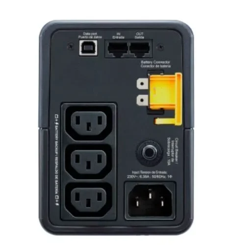 Alternative view of APC BX500MI Back-UPS 500VA, 230V, AVR, IEC Sockets