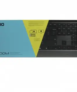 Alternative view of RAPOO Wireless клавиатура E9500M UI черен