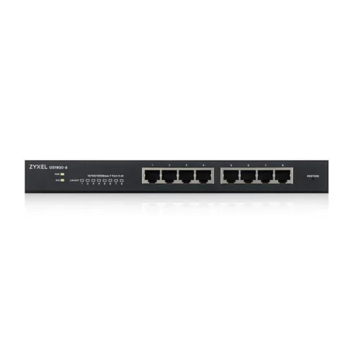 Alternative view of Zyxel ZyXEL GS-1900-8 switch 8x1GbE RJ-45