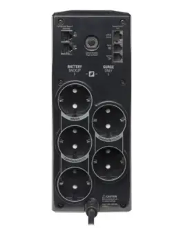 Alternative view of APC Back-UPS Pro, 900VA/540W, Tower, 230V, 5x CEE 7/7 Schuko outlets, AVR, LCD