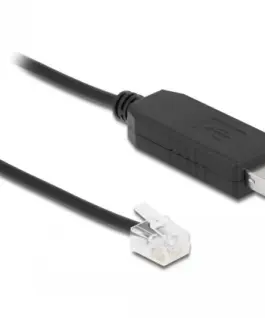 Alternative view of Кабел Delock USB-A мъжко - RJ12 (RS232) за телескопи Skywatcher, 2m