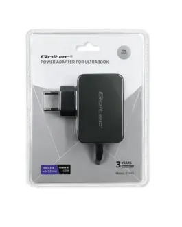 Alternative view of Qoltec Power адаптер for ultrabook Asus 45W, 19V