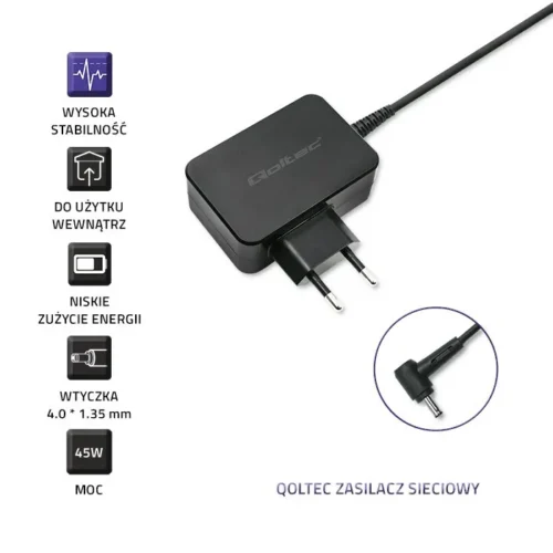 Qoltec Power адаптер for ultrabook Asus 45W