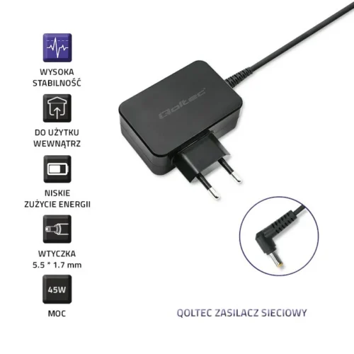 Qoltec Power адаптер for Acer 45W