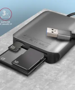 AXAGON CRE-S3 External card reader USB-A 3.2 Gen 1