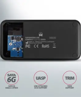 AXAGON AXAGON ADSA-SN USB 3.2 Gen 1 1x SATA 6G HDD