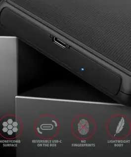 AXAGON External SLIDE box EE25-SLC USB-C 3.2 Gen1 – SATA 6G 2.5inch