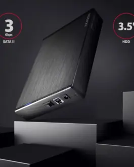 Alternative view of AXAGON External ALINE Box EE35-XA3 USB 3.2 Gen 1 - SATA 3.5 inch