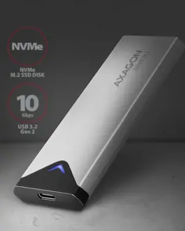 Alternative view of AXAGON Box EEM2-UG2 USB-C 3.2 Gen 2 - M.2 NVMe SSD 42-80mm