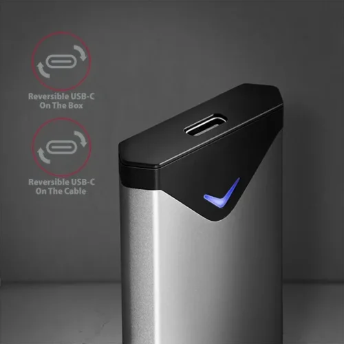 AXAGON Box EEM2-UG2 USB-C 3.2 Gen 2 – M.2 NVMe SSD 42-80mm