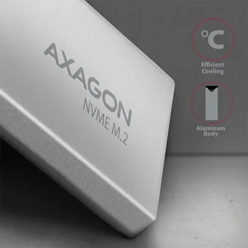 AXAGON Box EEM2-UG2 USB-C 3.2 Gen 2 – M.2 NVMe SSD 42-80mm