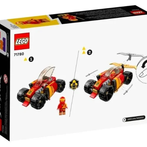 Alternative view of LEGO Kai’s Ninja Race Car EVO