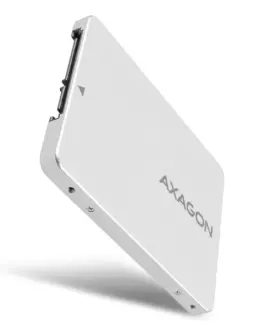 AXAGON ALU body RSS-M2SD SATA - M.2 SSD SATA up to 80mm SSD silver