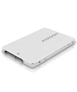 Alternative view of AXAGON ALU body, RSS-M2SD SATA - M.2 SSD SATA, up to 80mm SSD, silver