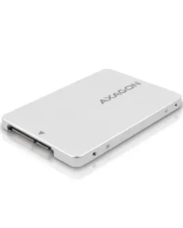 Alternative view of AXAGON ALU body, RSS-M2SD SATA - M.2 SSD SATA, up to 80mm SSD, silver