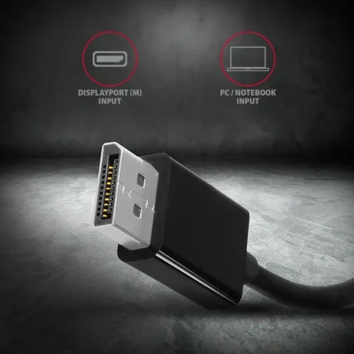 AXAGON DisplayPort -> VGA адаптер FullHD