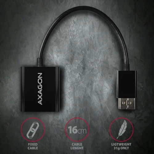 AXAGON DisplayPort -> VGA адаптер FullHD