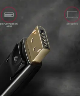 AXAGON DisplayPort > HDMI 1.4 кабел 1.8m 4K/30Hz