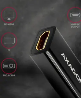 AXAGON DisplayPort > HDMI 1.4 адаптер 4K/30Hz