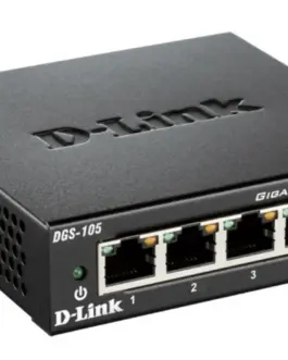 Alternative view of D-Link Switch DGS-105 5-port 10/100/1000