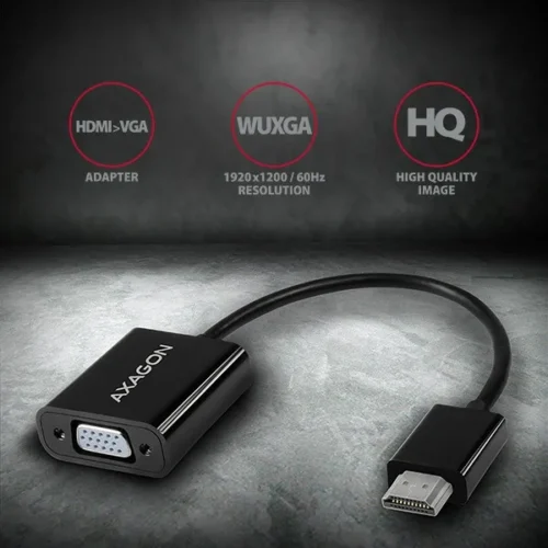 Alternative view of AXAGON адаптер, HDMI -> VGA FullHD RVH-VGN