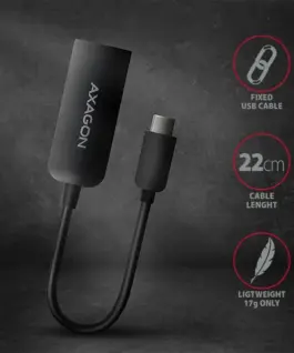 AXAGON USB-C on DisplayPort адаптер