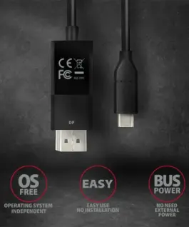 AXAGON кабел RVC-DPC USB-C on DispalyPort