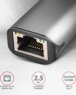 Alternative view of AXAGON AXAGON ADE-25R USB-A 3. 2 Gen 1 адаптер