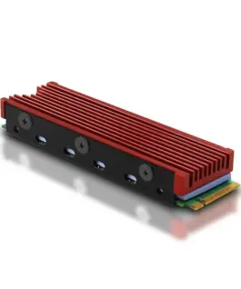 AXAGON CLR-M2 passive - M.2 SSD 80mm SSD ALU body silicone thermal pads