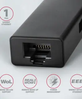 AXAGON Hub HMA-GL3A 3x USB-A + GLAN