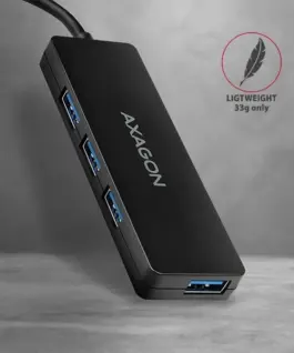 AXAGON HUE-G1A 4x USB3.2 Gen 1 SLIM hub w. 14cm Type-A кабел