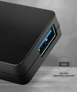 AXAGON Hub HUE-G1C 4x USB3.2 Gen 1 SLIM