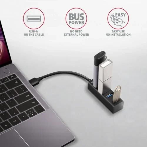 AXAGON MINI hub HUE-M1A 4x USB3.2 Gen 1