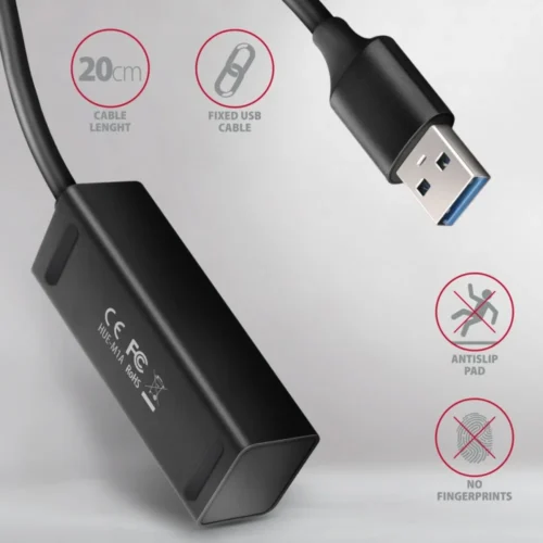 AXAGON MINI hub HUE-M1A 4x USB3.2 Gen 1