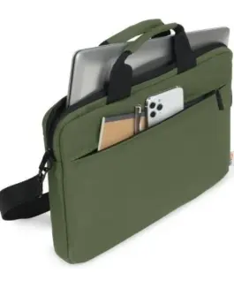DICOTA Лаптоп bag 13-14.1 inches BASE XX Slim Case olive зелен