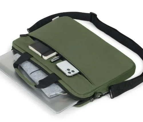 DICOTA Лаптоп bag 14-15.6 inches BASE XX Slim Case olive зелен