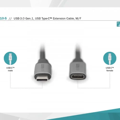 Digitus удължителен кабел DB-300230-010-S
